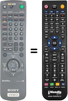 Replacement remote control RMT-V197