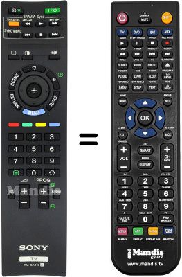 Replacement remote control Sony KLV-22BX300