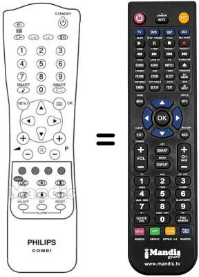 Télécommande équivalente REMCON312 Télécommande équivalente REMCON312
