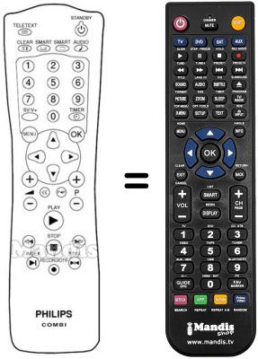 Télécommande équivalente REMCON407 Télécommande équivalente REMCON407
