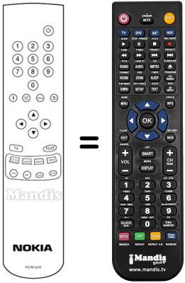 Replacement remote control REMCON583