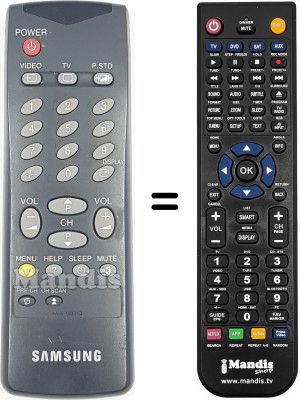 Télécommande équivalente Blaupunkt AA59-10031Q Télécommande équivalente Blaupunkt AA59-10031Q