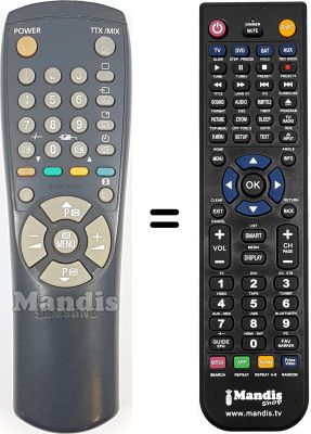 Télécommande équivalente Blaupunkt AA59-10107C Télécommande équivalente Blaupunkt AA59-10107C