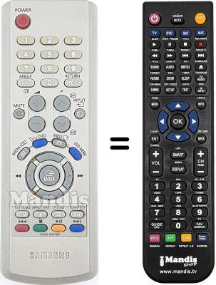 Télécommande équivalente Blaupunkt AA59-00346A Télécommande équivalente Blaupunkt AA59-00346A