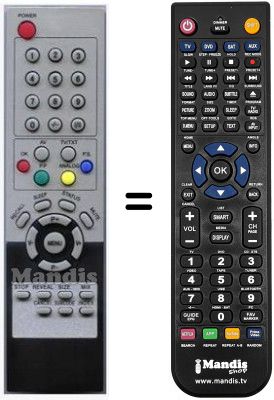 Télécommande équivalente RCL-05