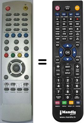 T&eacute;l&eacute;commande &eacute;quivalente RC42-TXT