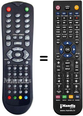 Replacement remote control Akai AKTV223