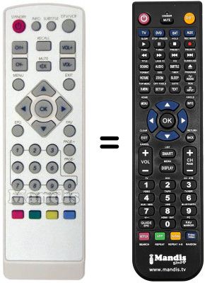 T&eacute;l&eacute;commande &eacute;quivalente REMCON326