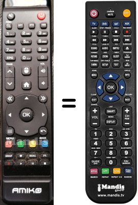 Télécommande équivalente AMI001