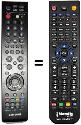 Télécommande équivalente Blaupunkt BN59-00570A Télécommande équivalente Blaupunkt BN59-00570A