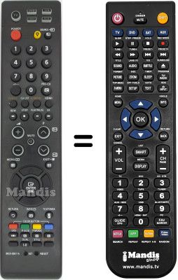 Replacement remote control Samsung LE46S86BDX/XEC Replacement remote control Samsung LE46S86BDX/XEC