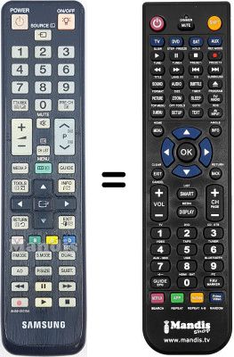 Replacement remote control Samsung UE32C6200RS/XZG Replacement remote control Samsung UE32C6200RS/XZG