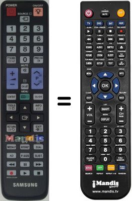 Replacement remote control Samsung LE46C653M2W/XZG Replacement remote control Samsung LE46C653M2W/XZG