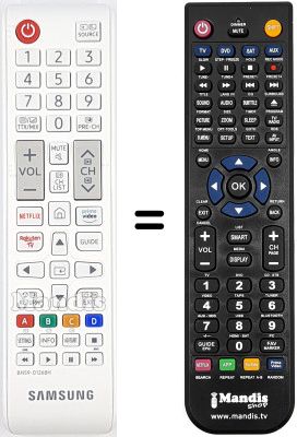 Télécommande équivalente Samsung LE46A568P3M/XZF Télécommande équivalente Samsung LE46A568P3M/XZF