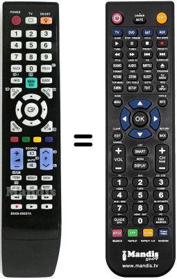 Replacement remote control Samsung UE32B7070WPXXE Replacement remote control Samsung UE32B7070WPXXE