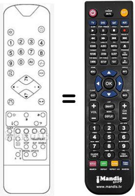Replacement remote control RC61331