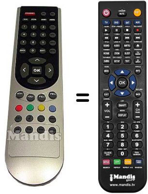 Télécommande équivalente RCH5J52