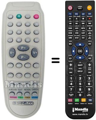 Replacement remote control REMCON1294