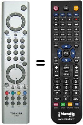 Replacement remote control CT-863