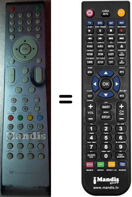 Replacement remote control Continental Edison CE81HDV32P