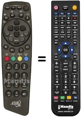 T&eacute;l&eacute;commande &eacute;quivalente REMCON748