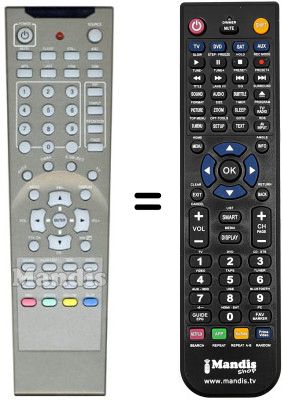 Replacement remote control REMCON741