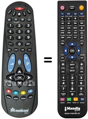 T&eacute;l&eacute;commande &eacute;quivalente REMCON1226