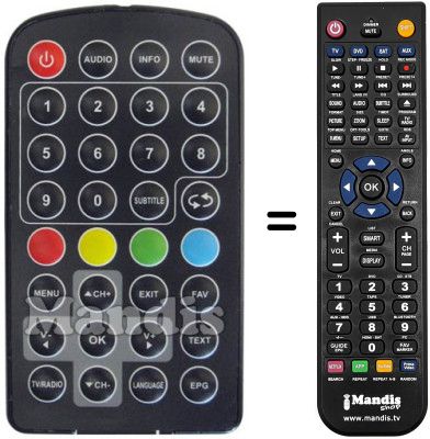 Replacement remote control REMCON1395