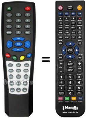 Télécommande équivalente REMCON431