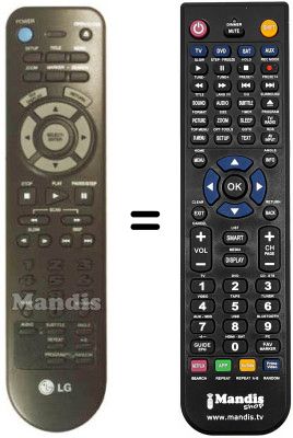 Replacement remote control REMCON674 Replacement remote control REMCON674