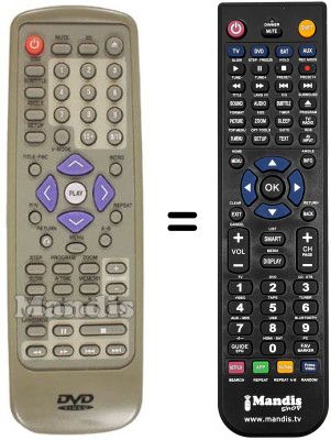 Télécommande équivalente REMCON564