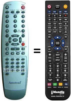 Télécommande équivalente REMCON481