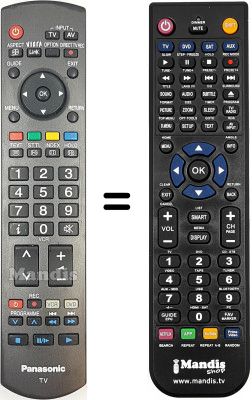 Télécommande équivalente Grundig EUR7737250 Télécommande équivalente Grundig EUR7737250