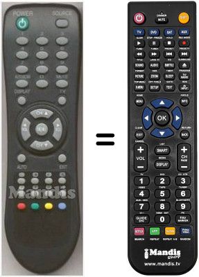 Replacement remote control RC750