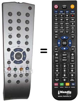 T&eacute;l&eacute;commande &eacute;quivalente Grundig LXW82-7635CONNECT