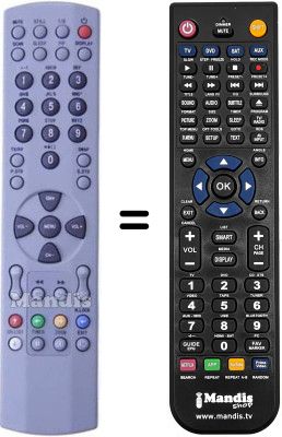 Replacement remote control Haier L37V6-A8