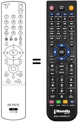 Télécommande équivalente REMCON1172 Télécommande équivalente REMCON1172