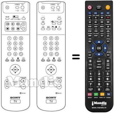 Télécommande équivalente REMCON578 Télécommande équivalente REMCON578