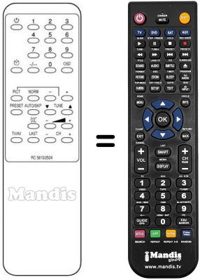 Replacement remote control REMCON352 Replacement remote control REMCON352