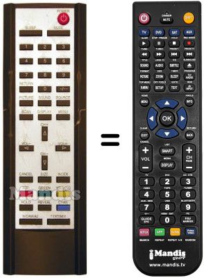 Replacement remote control REMCON313