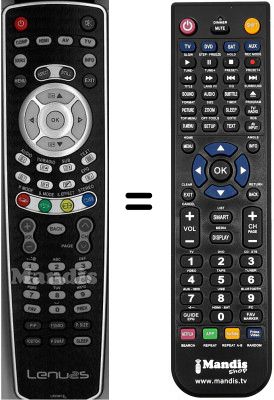 Replacement remote control LENUSS HDTV 32STC12
