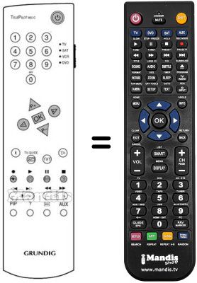 Télécommande équivalente REMCON1142 Télécommande équivalente REMCON1142