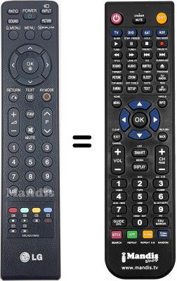 Replacement remote control LG 42PG200R Replacement remote control LG 42PG200R