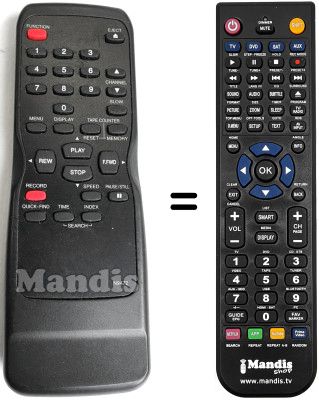 Télécommande équivalente Funai 23A-450