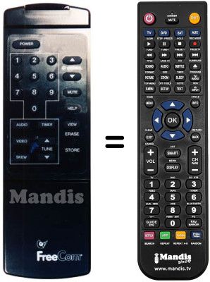 Replacement remote control REMCON276