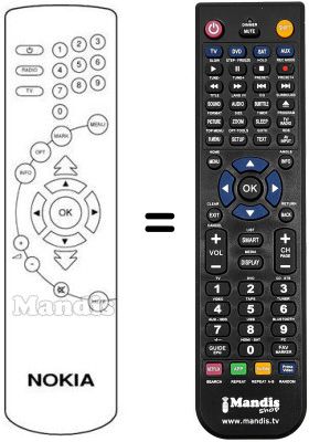 Replacement remote control REMCON483 Replacement remote control REMCON483