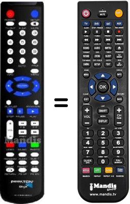 Télécommande équivalente PEEKTON PEEKBOX3