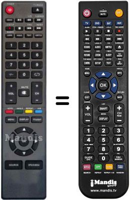 Replacement remote control Q.BELL QT3010D20