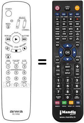 Télécommande équivalente RC-7VR05