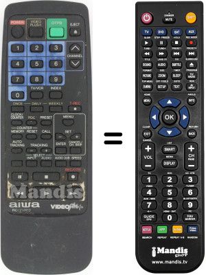 Télécommande équivalente RC-7VR12